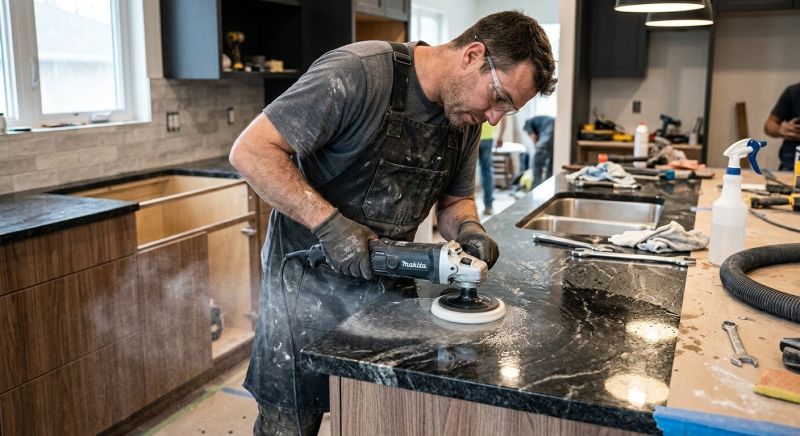Marble Countertop Polishing in Roseville, CA